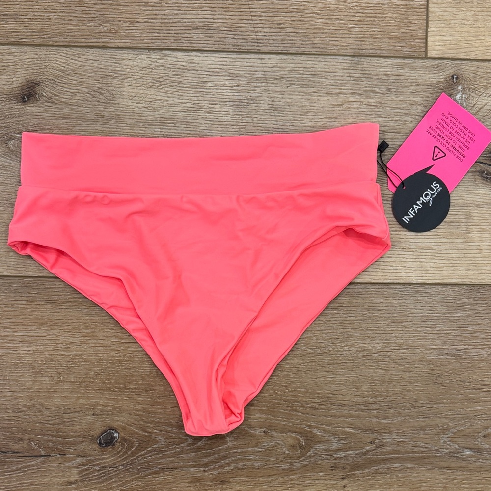 Infamous Coral Bikini Bottom